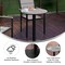 Flash Furniture Gray/Gray 24 Inch Round Outdoor Patio Table SB-TB106-GRY-GG - alternate 9